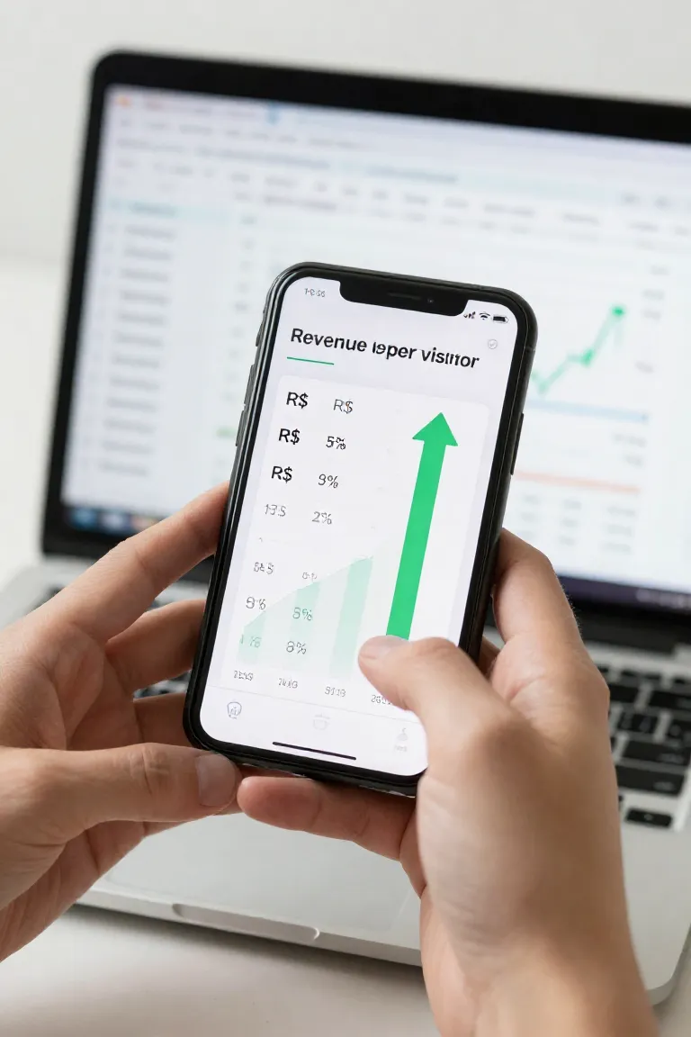 Medir Receita por Visitante em R$ - Depois